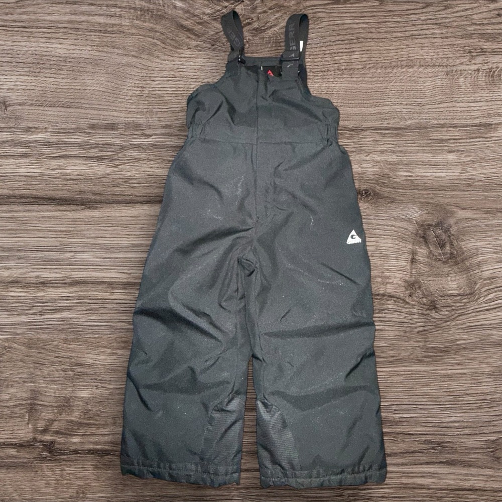 Gerry Toddler Snow Bib Overalls Black Size 4T Insulated Winter Pants